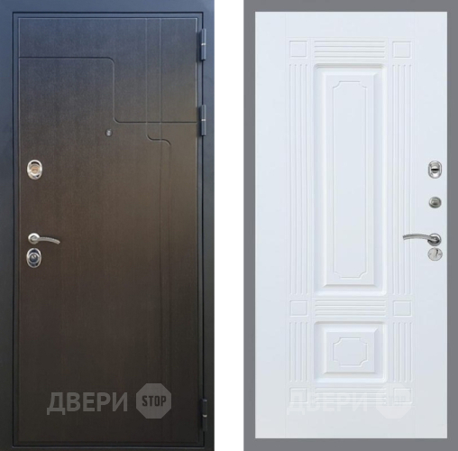 Входная металлическая Дверь Рекс (REX) Премиум-246 FL-2 Силк Сноу в Чехове
