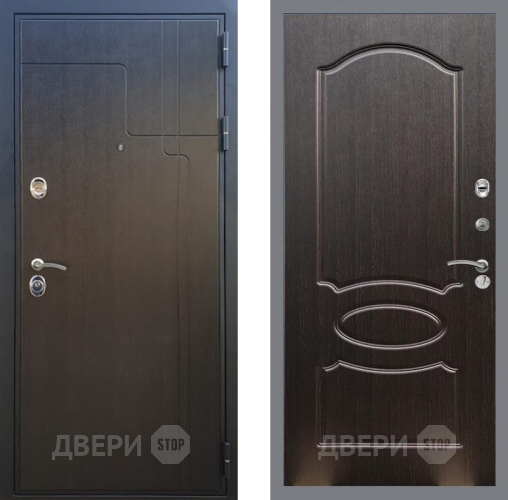 Входная металлическая Дверь Рекс (REX) Премиум-246 FL-128 Венге светлый в Чехове