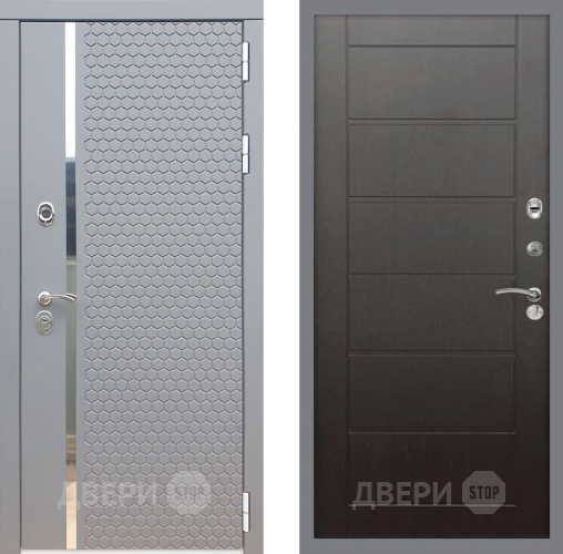 Входная металлическая Дверь Рекс (REX) 24 Сити Венге в Чехове