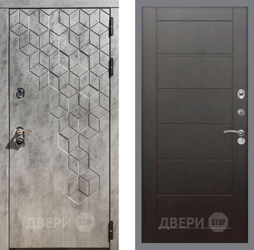 Входная металлическая Дверь Рекс (REX) 23 Сити Венге в Чехове