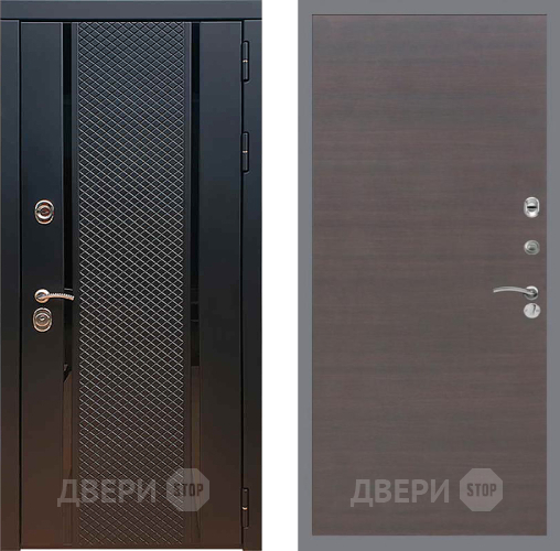 Входная металлическая Дверь Рекс (REX) 25 GL венге поперечный в Чехове