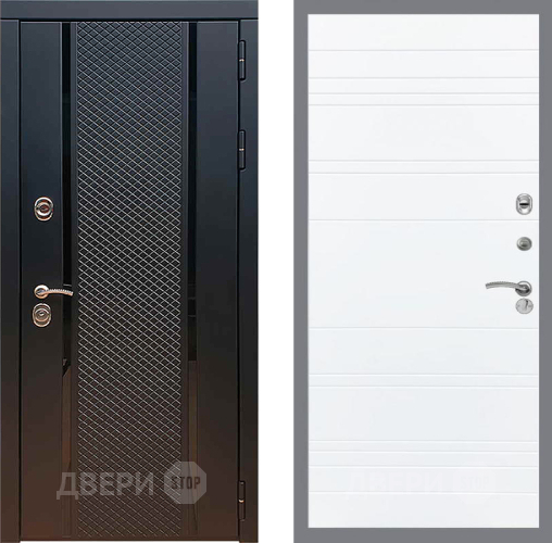 Дверь Рекс (REX) 25 Line Силк Сноу в Чехове