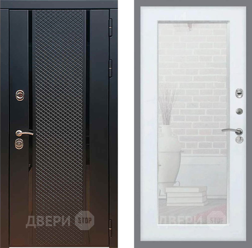 Дверь Рекс (REX) 25 Зеркало Пастораль Силк Сноу в Чехове
