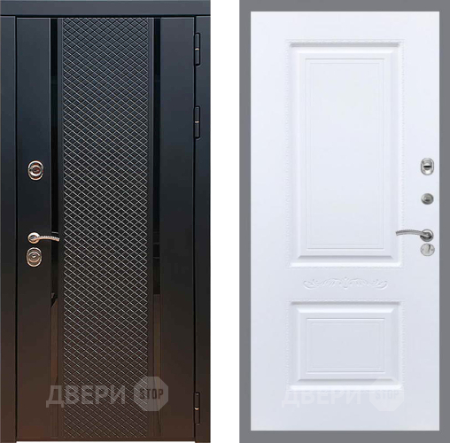 Входная металлическая Дверь Рекс (REX) 25 Смальта Силк Сноу в Чехове
