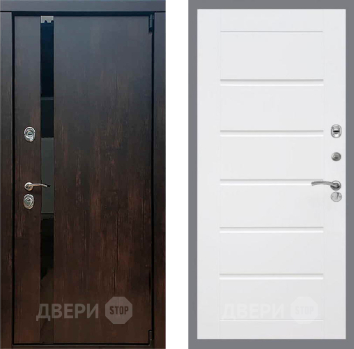 Входная металлическая Дверь Рекс (REX) 26 Сити Белый ясень в Чехове