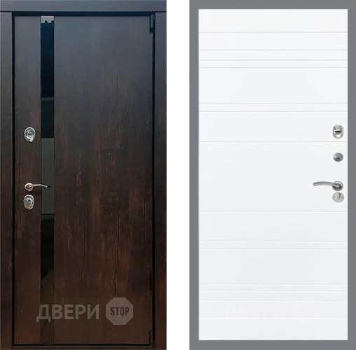 Дверь Рекс (REX) 26 Line Силк Сноу в Чехове