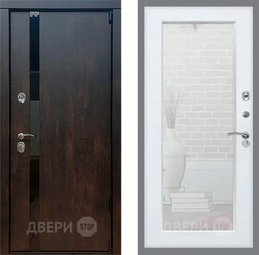 Дверь Рекс (REX) 26 Зеркало Пастораль Силк Сноу в Чехове