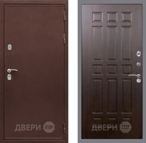 Входная металлическая Дверь Рекс (REX) 5 металл 3 мм FL-33 Венге в Чехове