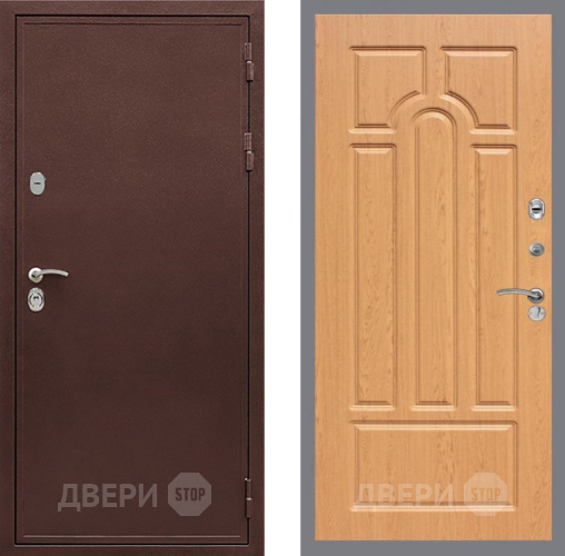 Входная металлическая Дверь Рекс (REX) 5 металл 3 мм FL-58 Дуб в Чехове
