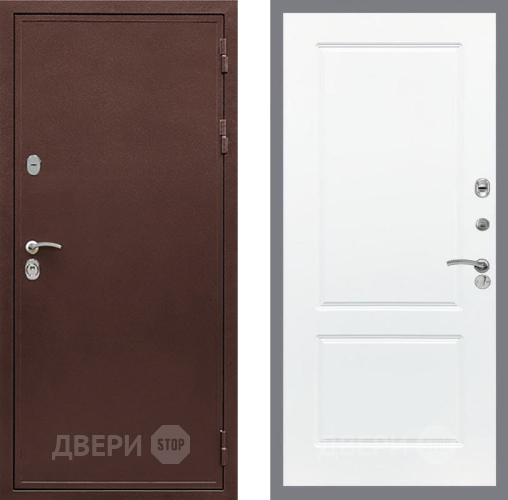 Входная металлическая Дверь Рекс (REX) 5 металл 3 мм FL-117 Силк Сноу в Чехове