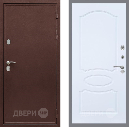 Дверь Рекс (REX) 5 металл 3 мм FL-128 Силк Сноу в Чехове