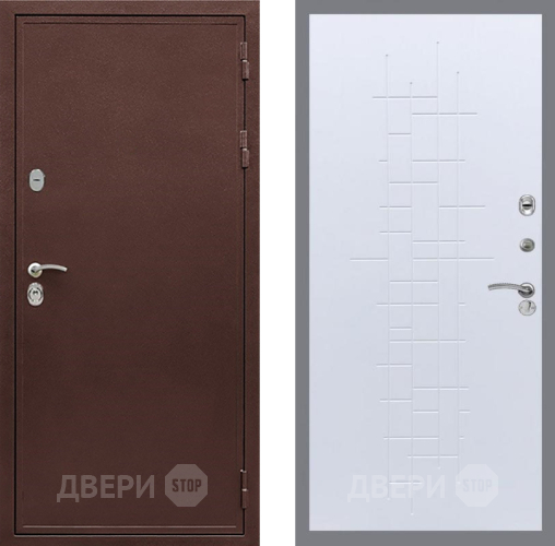 Входная металлическая Дверь Рекс (REX) 5 металл 3 мм FL-289 Белый ясень в Чехове